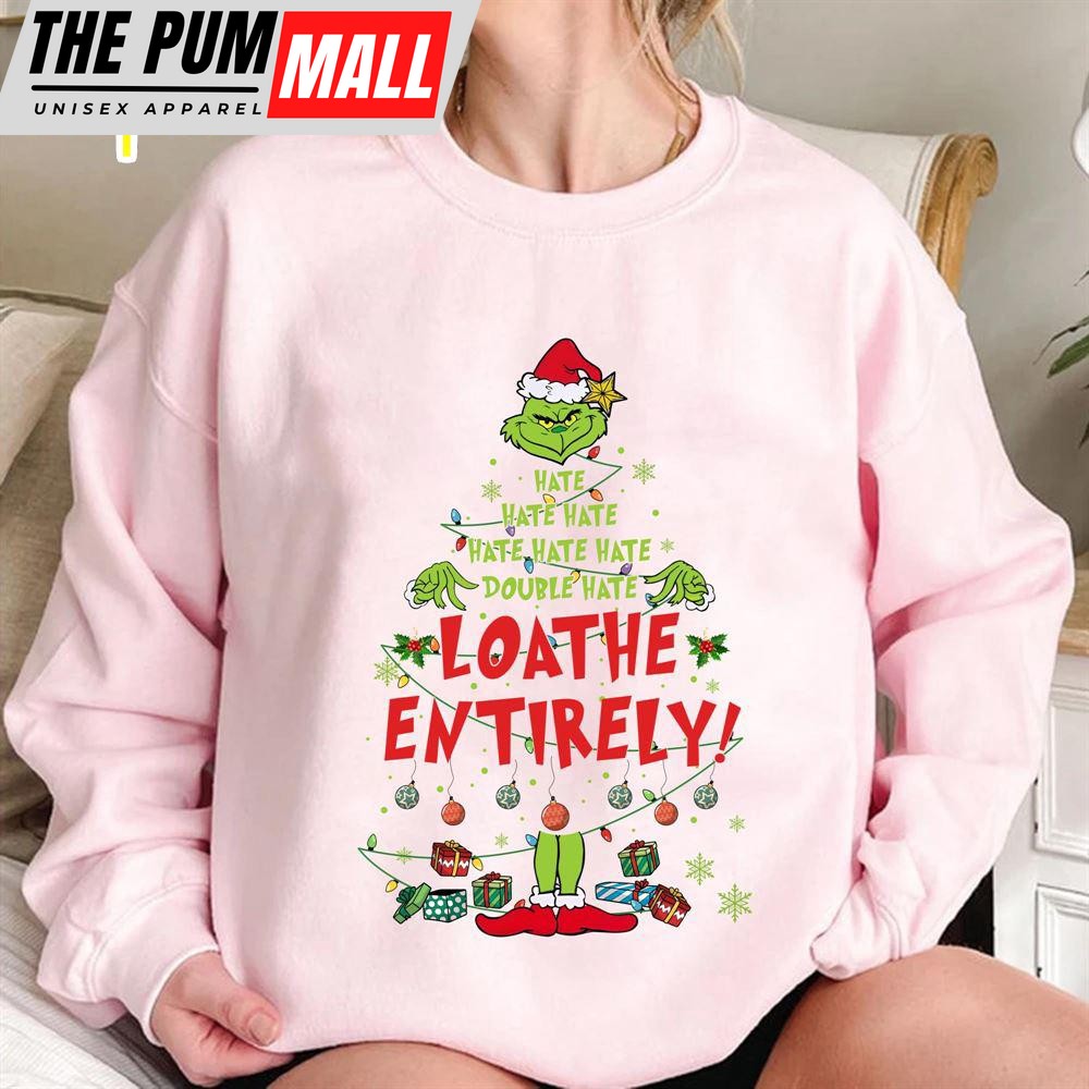 Grinch Tree Shirt For Christmas