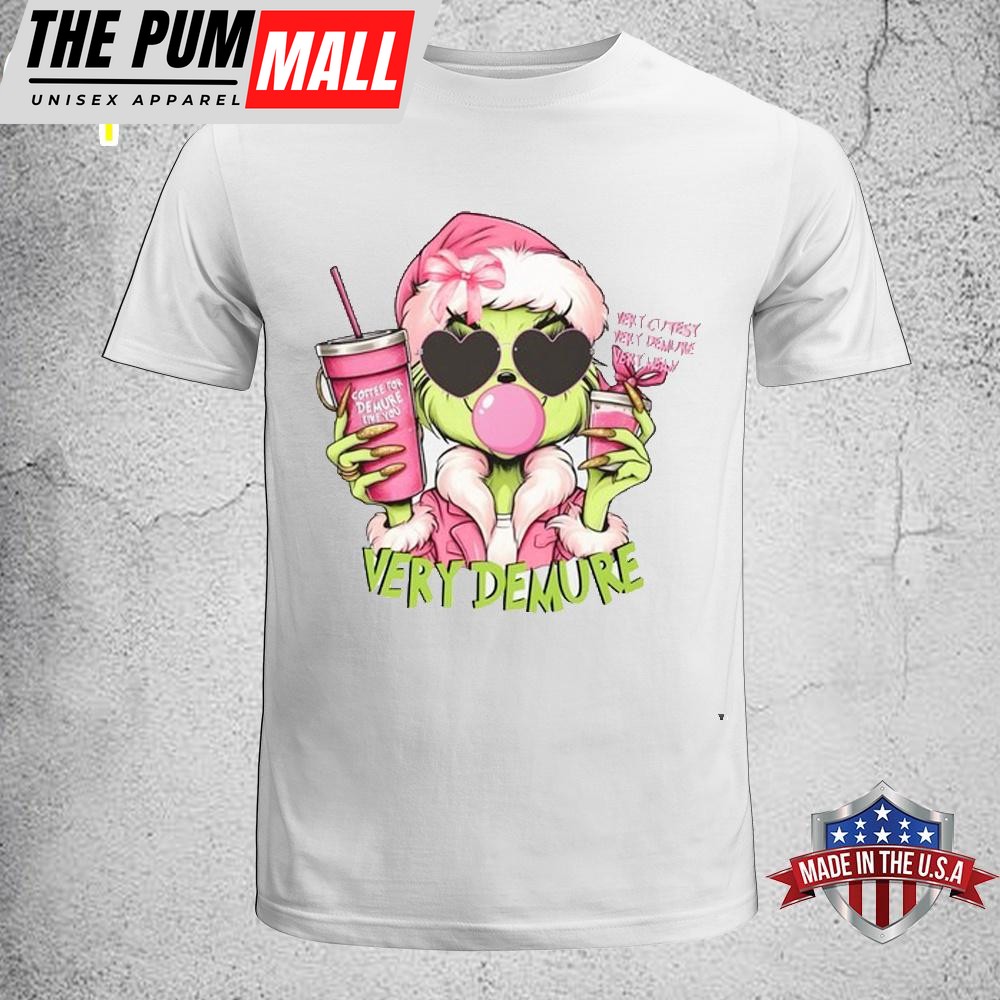 Grinch Very Demure Christmas Unisex T-Shirt