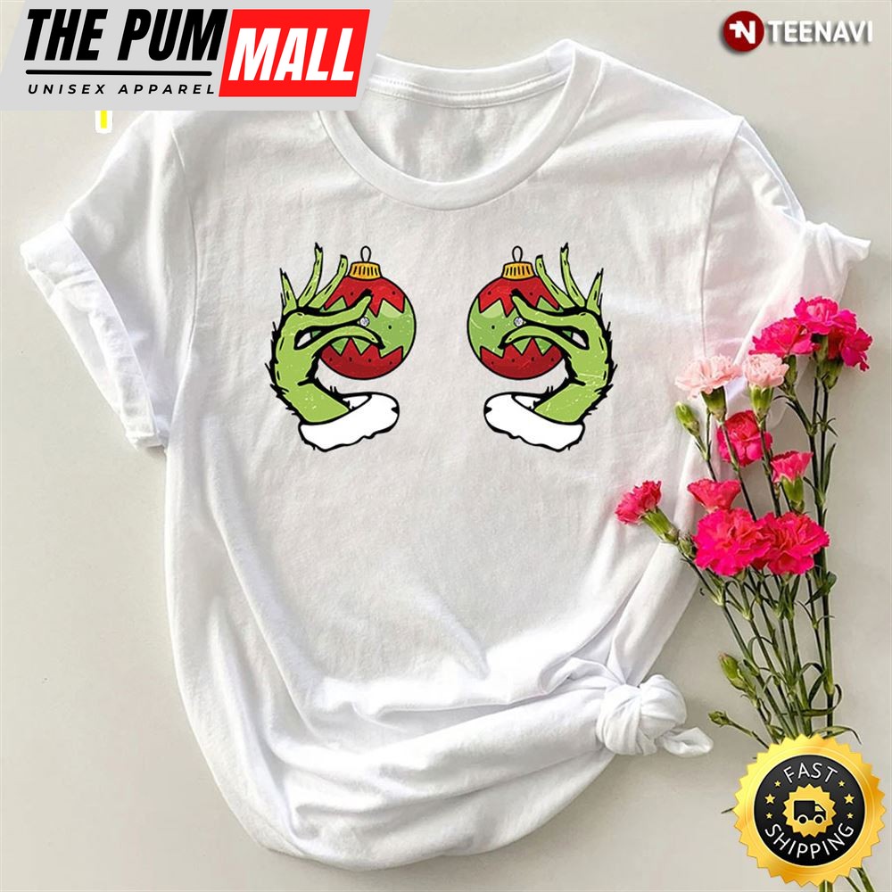 Grinchs Hand Is On The Breast T-Shirt