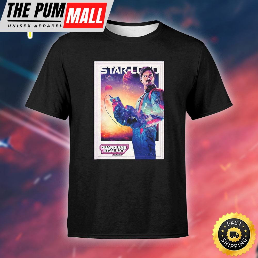 Guardians Of The Galaxy Vol 3 Star Lord Movie 2025 Unisex T-shirt