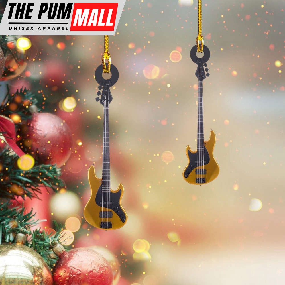 Guitar Bass 130 Christmas Ornament Music Christmas Ornament Cool Gifts For Guitar Players Limited Edition