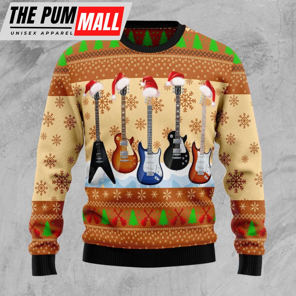 Guitar Xmas D0710 Ugly Christmas Sweater – Best Gift For Christmas