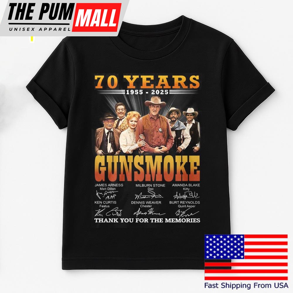 Gun Smoke Movie 70Th Anniversary T Shirt