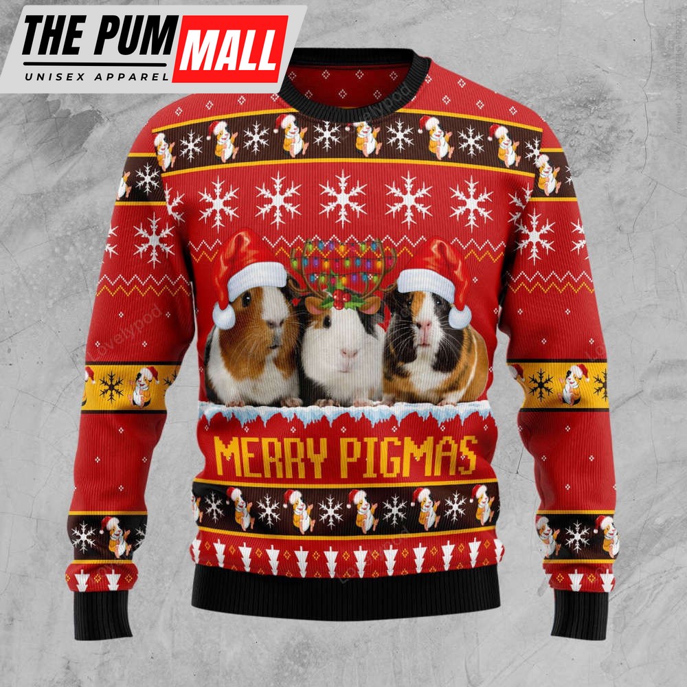 Guniea Pigmas Ugly Christmas Sweater, Best Gift For Christmas