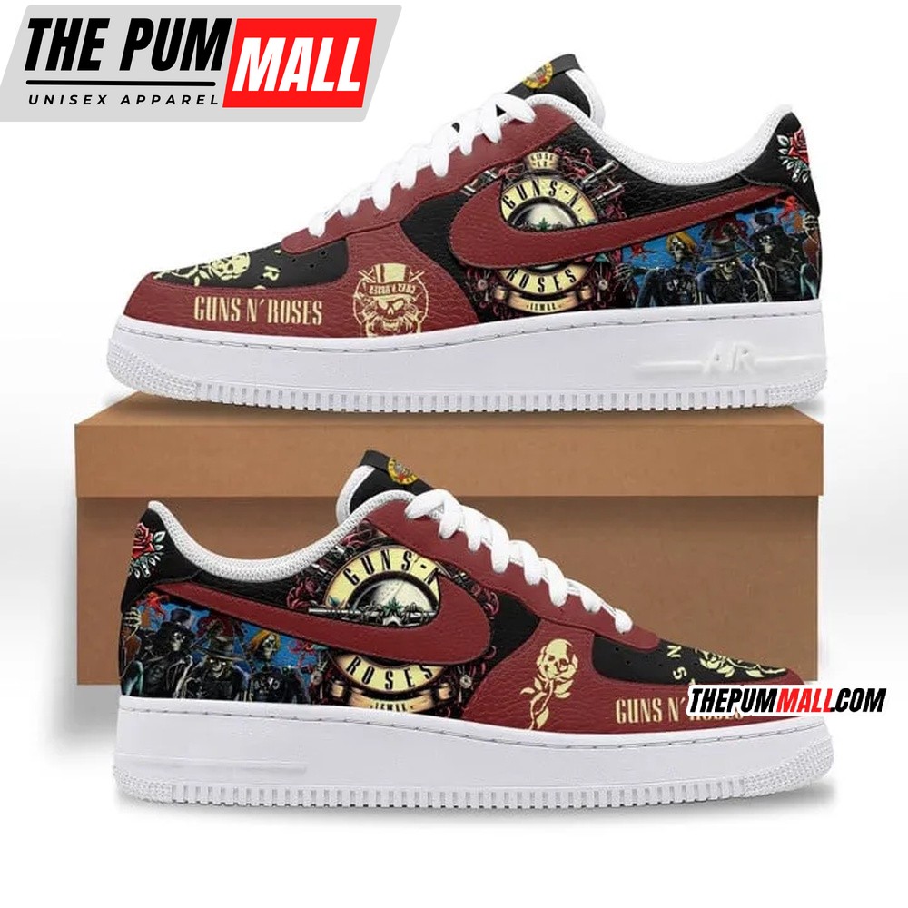 Guns N Roses Air Force 1 Shoes Sneaker