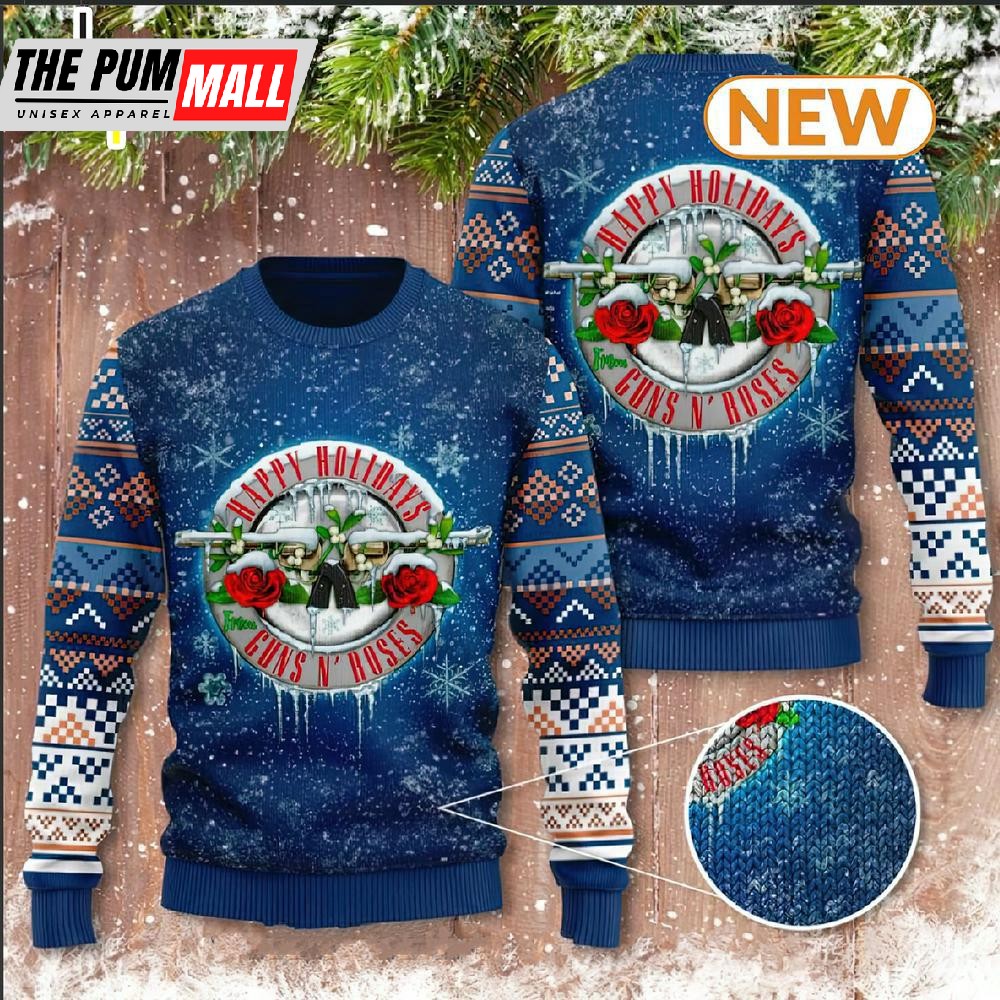 Guns N’ Roses , Christmas GiftsUgly Christmas Sweater Shirt, Sweatshirt
