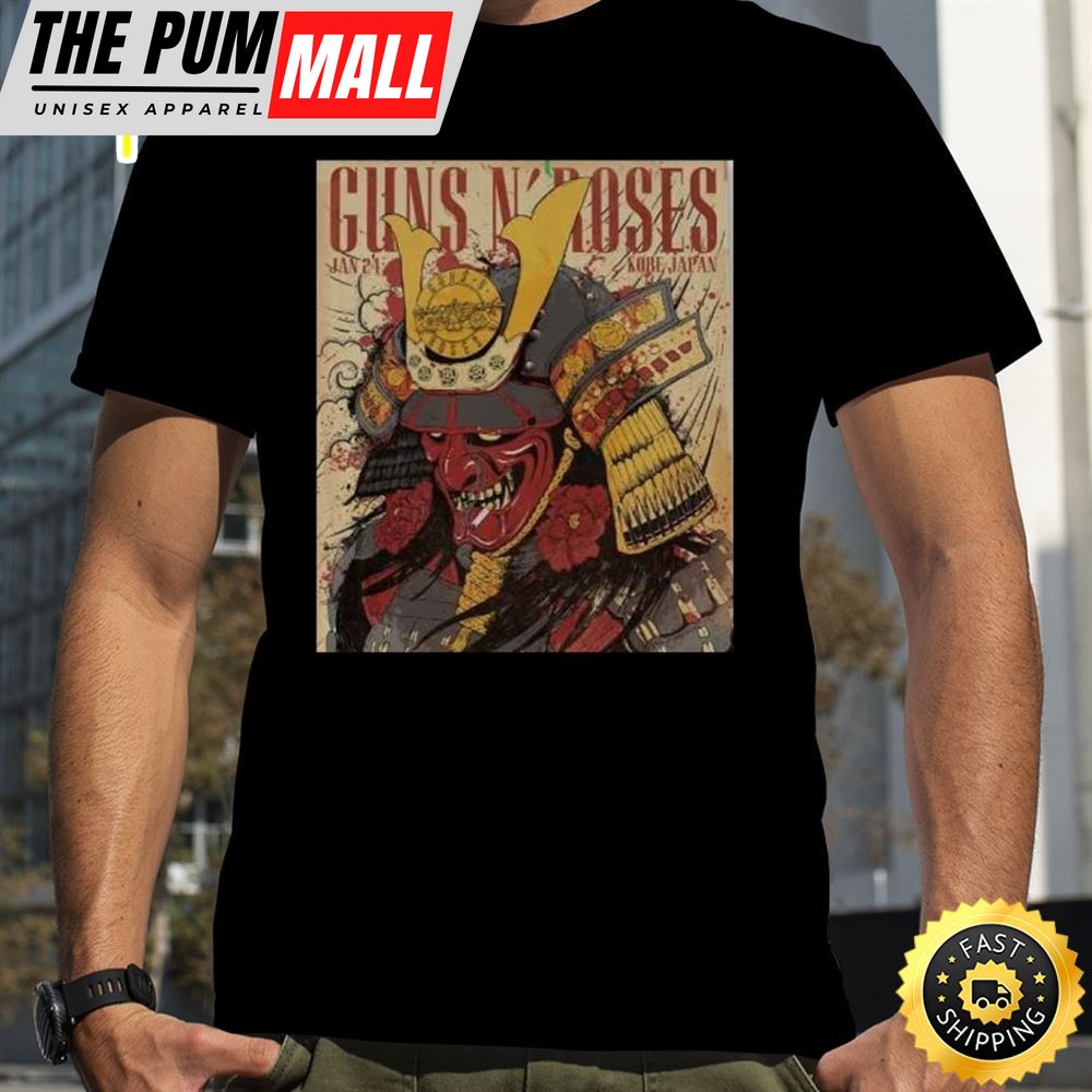 Guns N Roses Kobe Japan 24 January Shirt