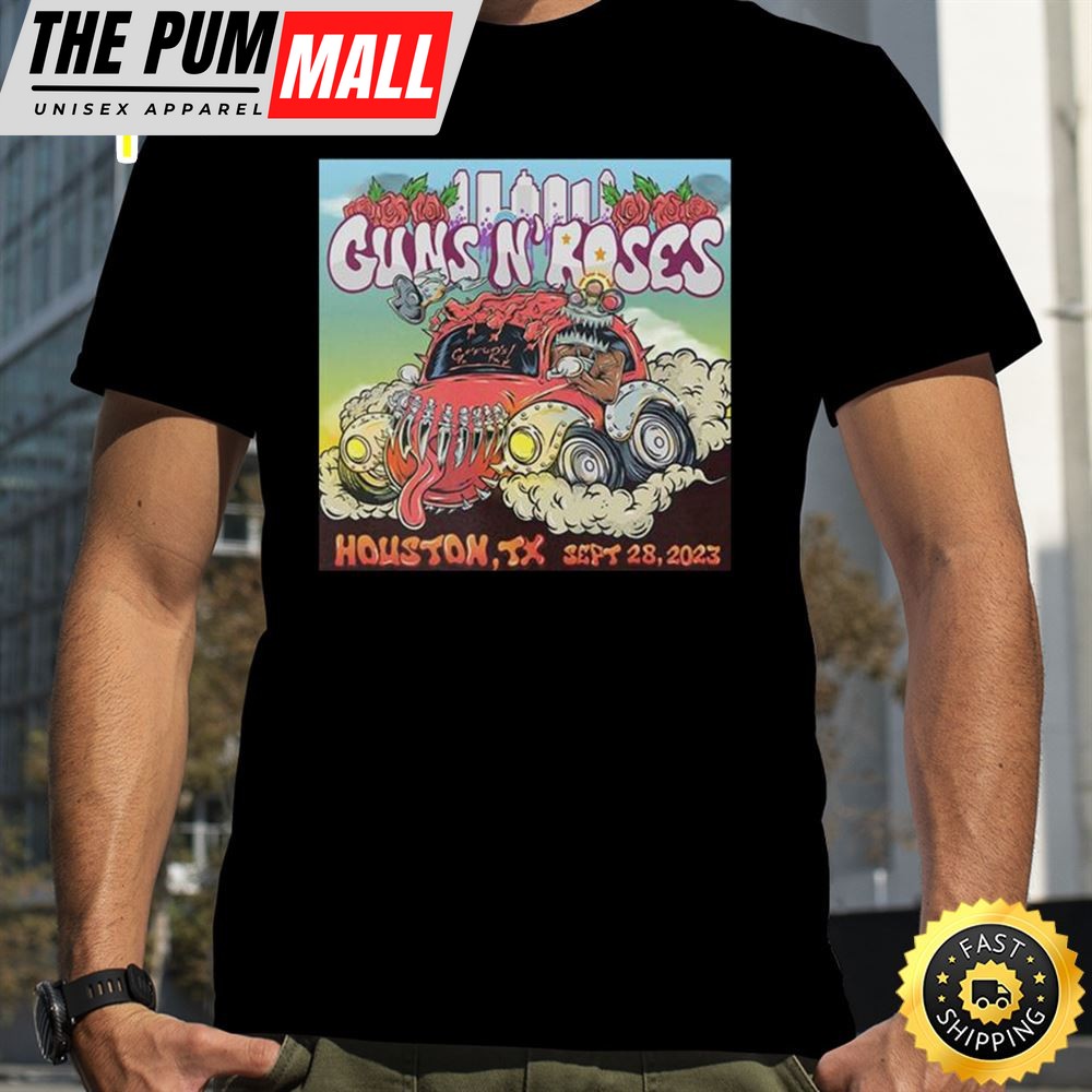 Guns N Roses Minute Maid Park Houston Texas September 28 2025 North American Tour T-Shirt