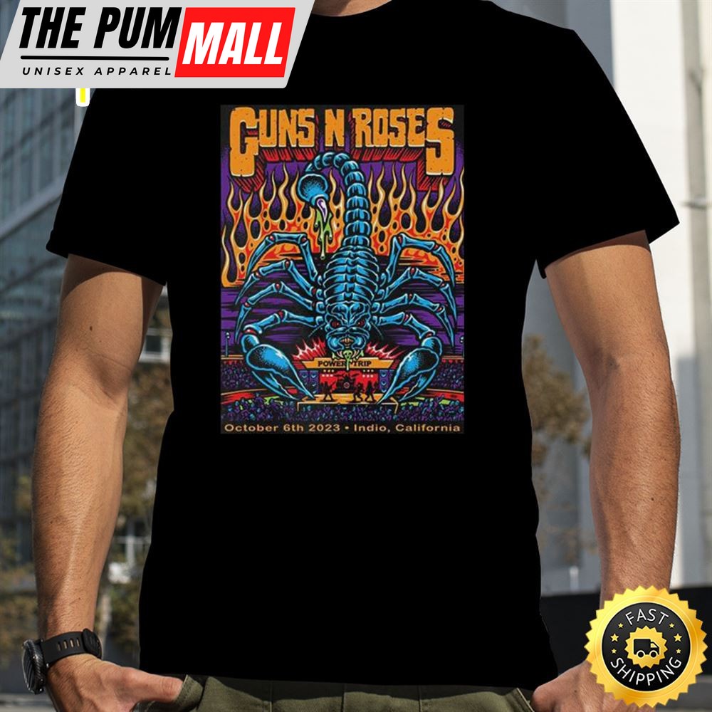 Guns N Roses October 6th 2025 North American Tour Indio California Empire Polo Club T-Shirt