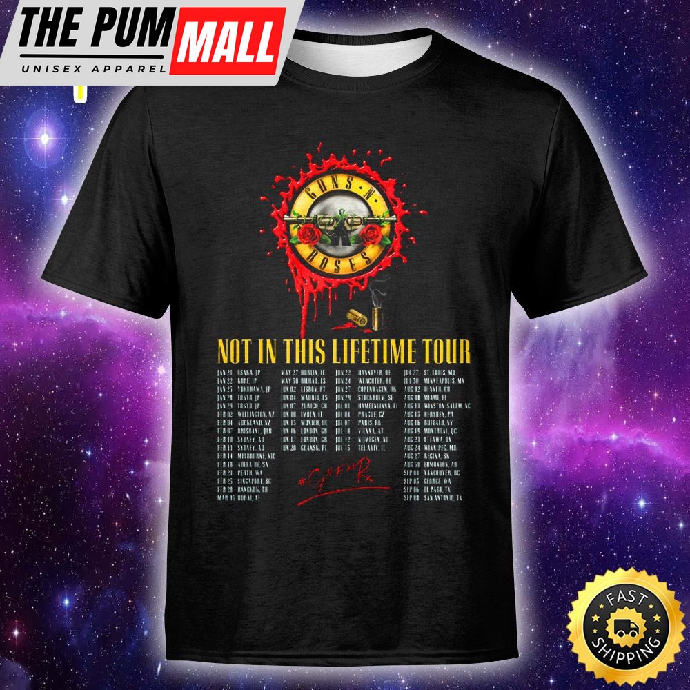 Guns N Roses – These Are The 15 Highest Grossing Tours Ever Unisex T-shirt