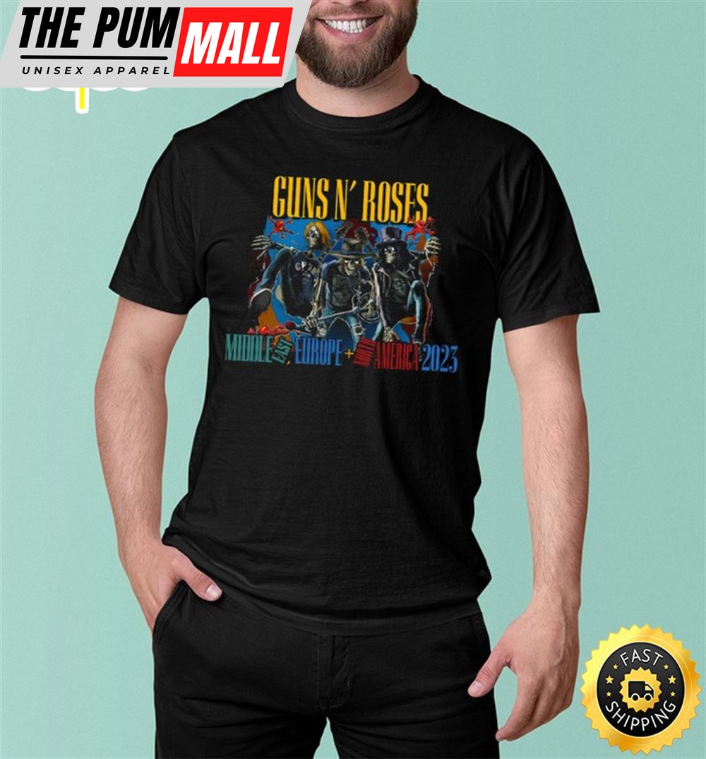 Guns N Roses Tour 2025 New Tee