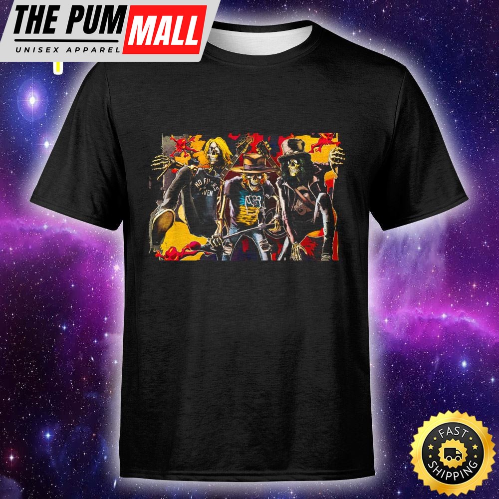 Guns Nroses In Concert At Paris La Défense Tour 2025 Unisex T-shirt