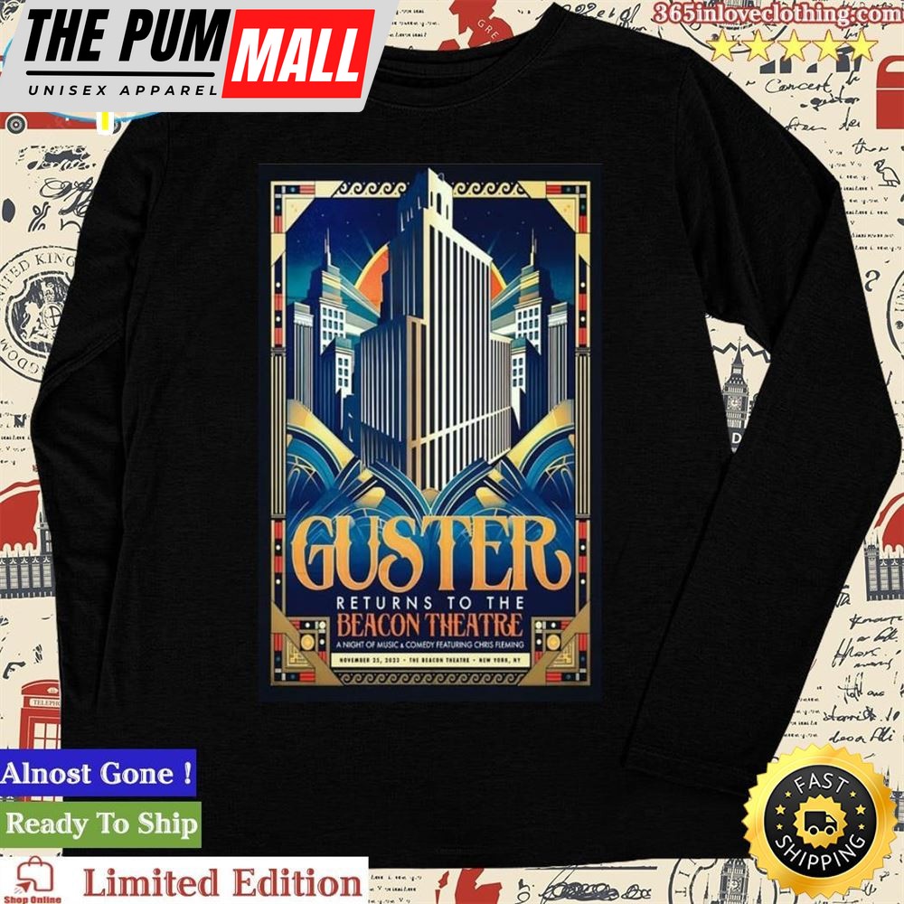 Guster November 25, 2025 The Beach Beacon Theater New York, NY Canvas Poster Shirt