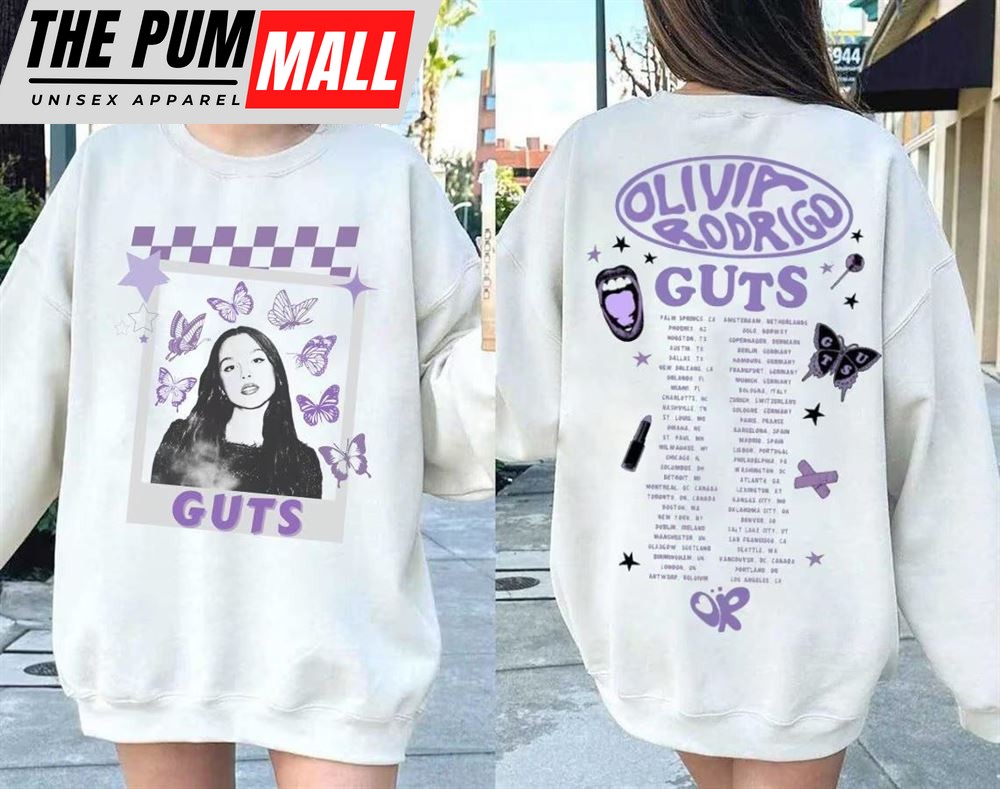 Guts World Tour 2024 2 Sided T-Shirt