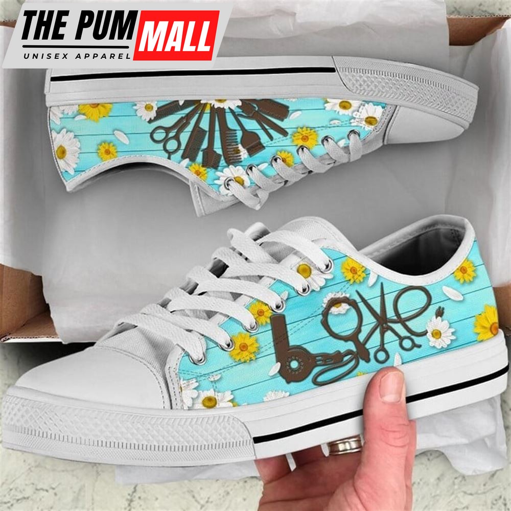 hairstylist-daisy-flower-background-canvas-low-top-shoes-low-top-shoes-mens-w-uqpnvrho Hairstylist Daisy Flower Background Canvas Low Top Shoes – Low Top Shoes Mens, Women