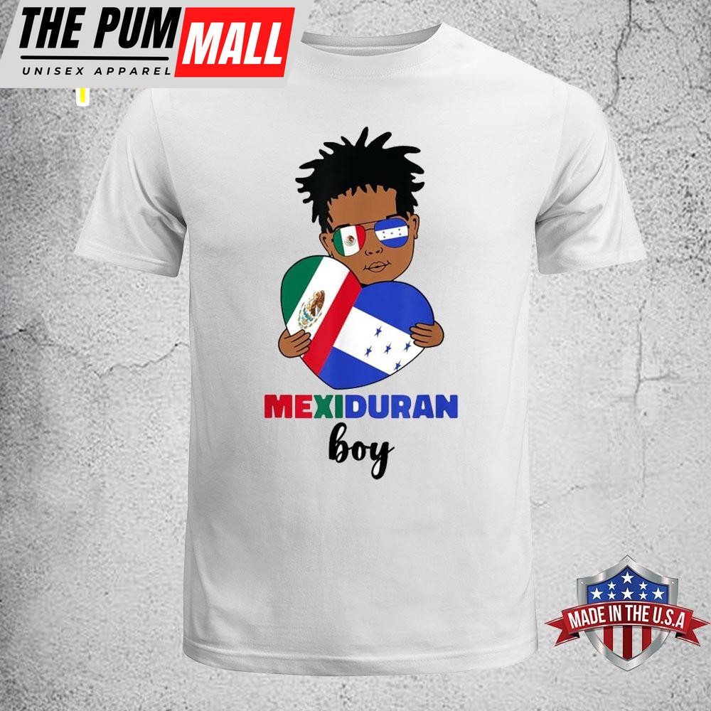 Half Mexican And Honduran Mexico Honduras Flag Boys T-Shirt
