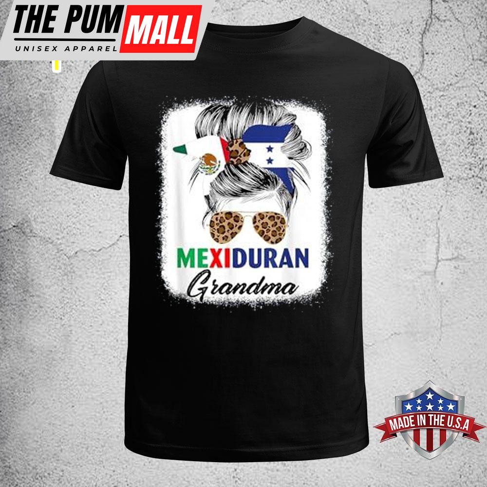 Half Mexican And Honduran Mexico Honduras Flag Grandma T-Shirt