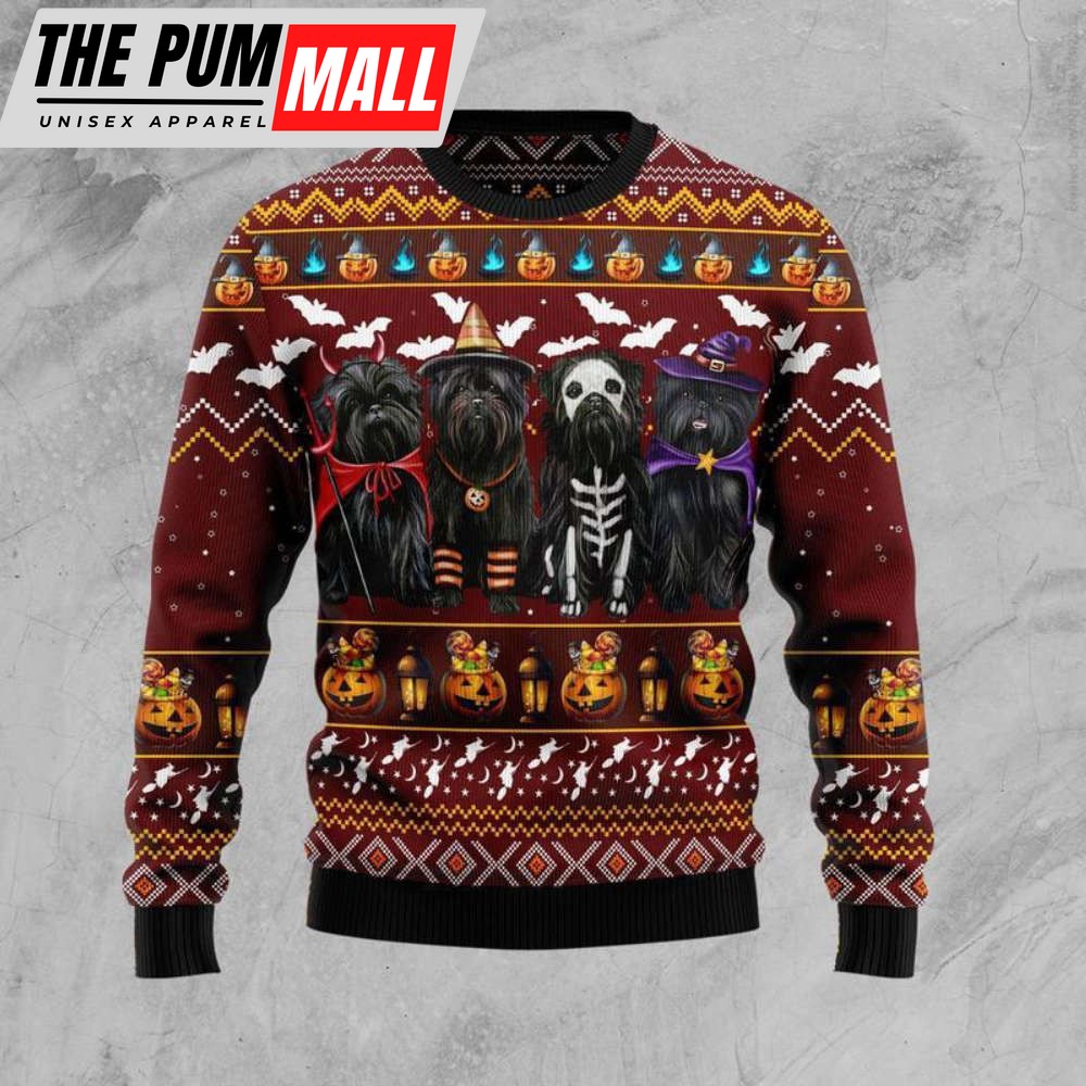 Halloween Affenpinscher for Dog Lover Ugly Christmas Sweater Christmas Gifts