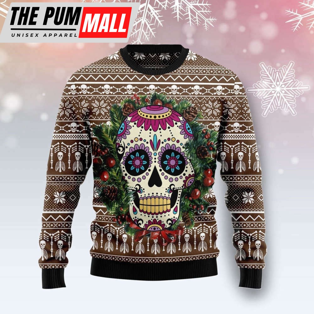 Halloween Awesome Skull Ugly Christmas Sweater – Perfect Gifts for Men & Women