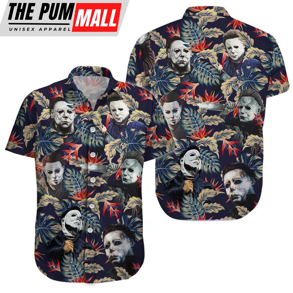 Halloween Horror Michael Myers The Killer Hawaiian Shirt for Men and Women