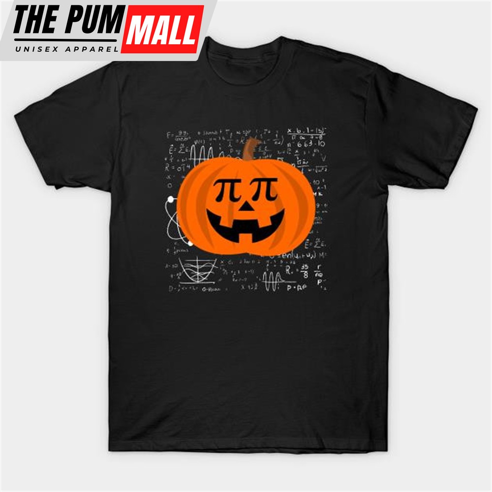Halloween Pumpkin PI Funny Math T-shirt