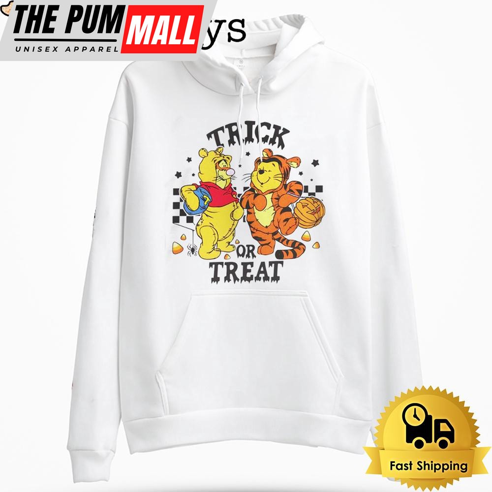 Halloween Trick Or Treat Pooh And Tigger Hoodie