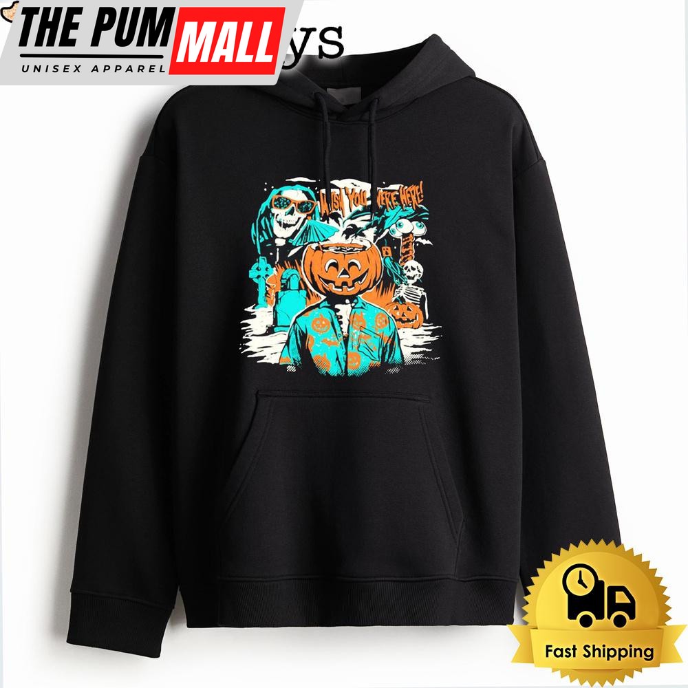 Halloween Wish You Were Here Hoodie