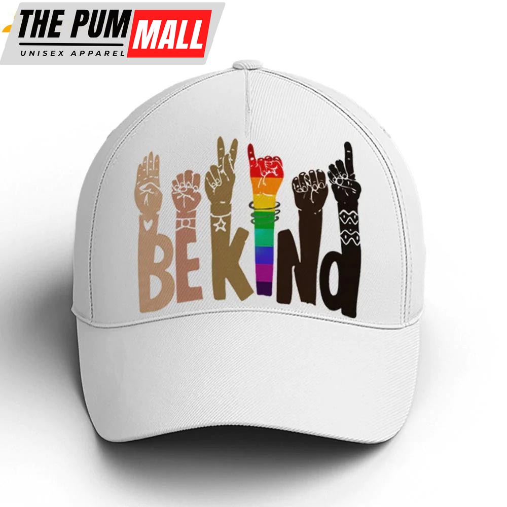 Hands Be Kind White Classic Baseball Cap