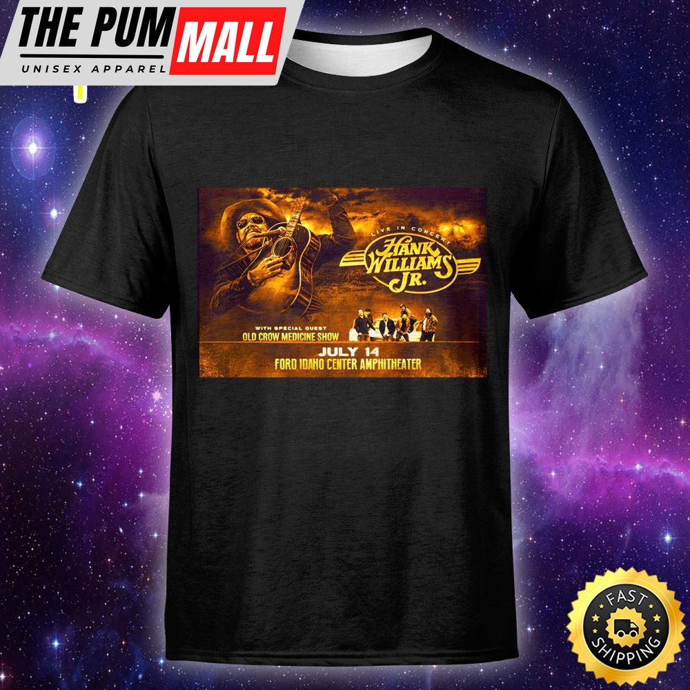 Hank Williams Jr. Announces His 2025 U.S. Tour Unisex T-Shirt