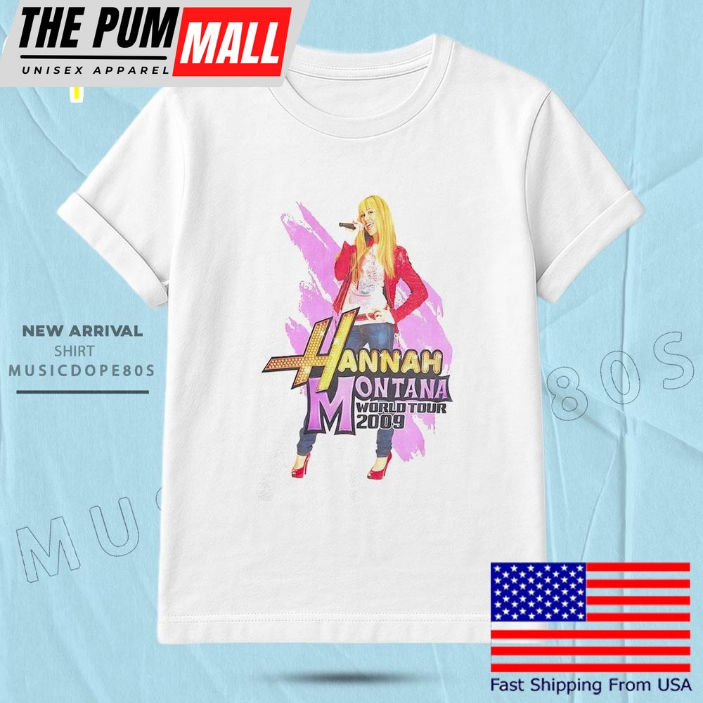 Hannah Montana World Tour 2009 T Shirt