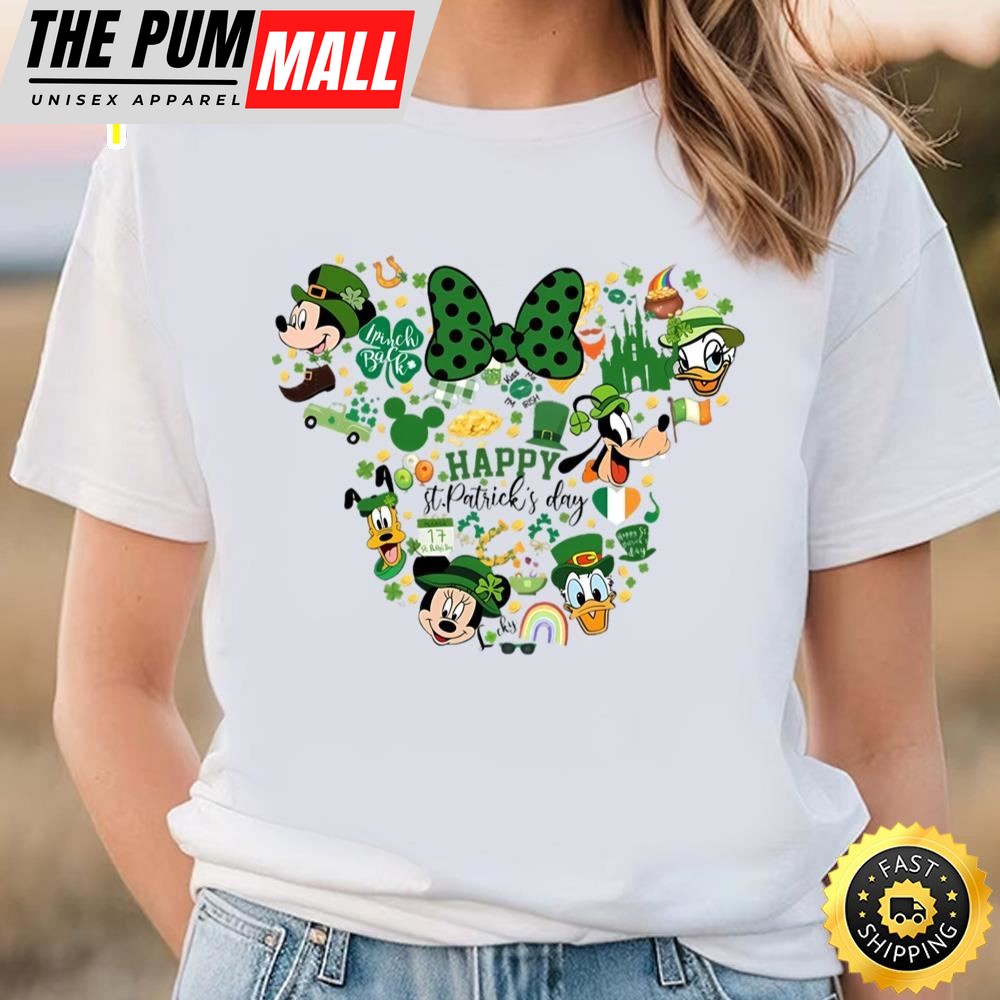 Happy Disney Couple Saint Patricks Day Shirt