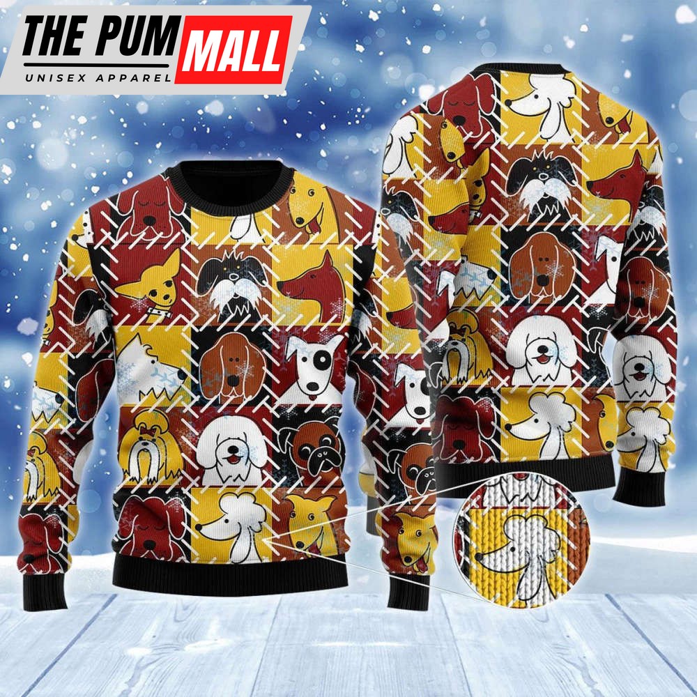 Happy Dogs House Ugly Sweater – Gift For Christmass Day