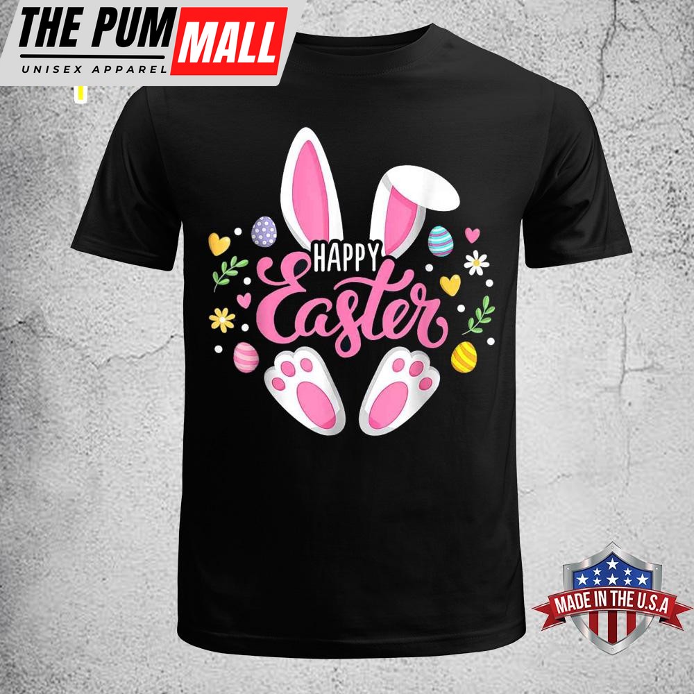 Happy Easter Bunny Rabbit Face Funny Easter Day Shirt