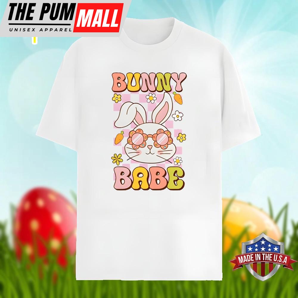 Happy Easter Day With Bunny Babe Classic Shirt