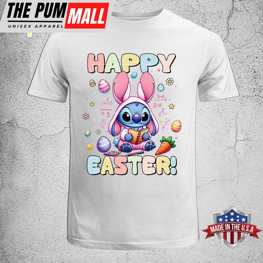 Happy Easter Stitch Cute Unisex T-Shirt