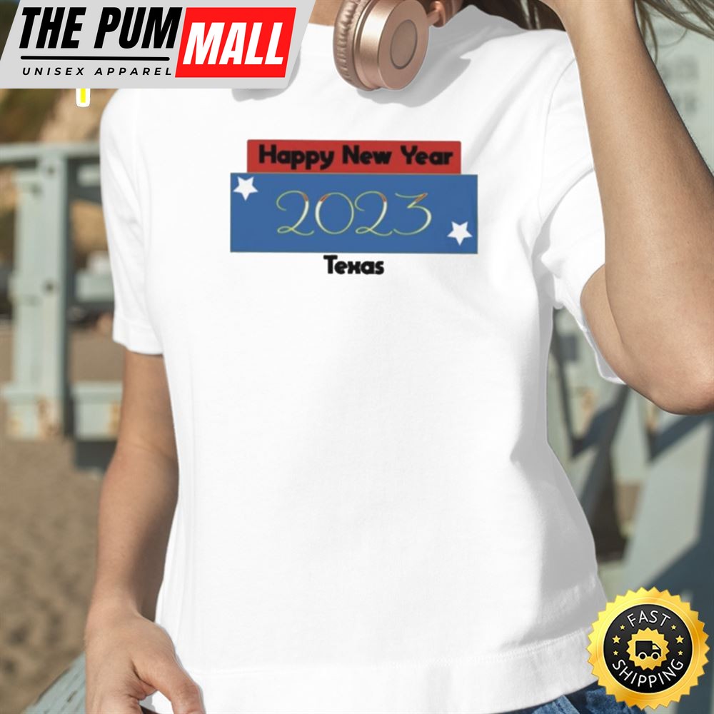 Happy new year 2025 Texas Unisex Basic T-shirt