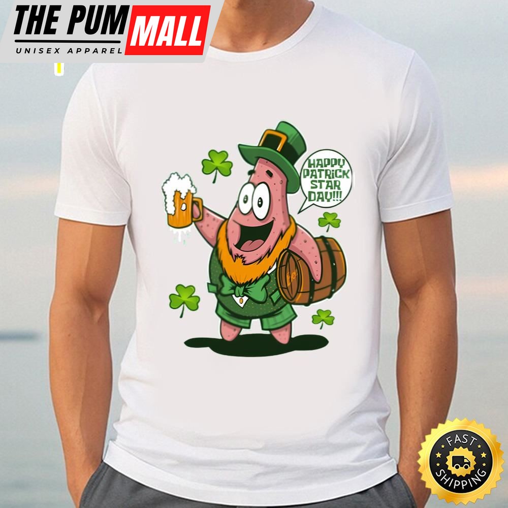 Happy St Patrick Patrick Star Day T Shirt