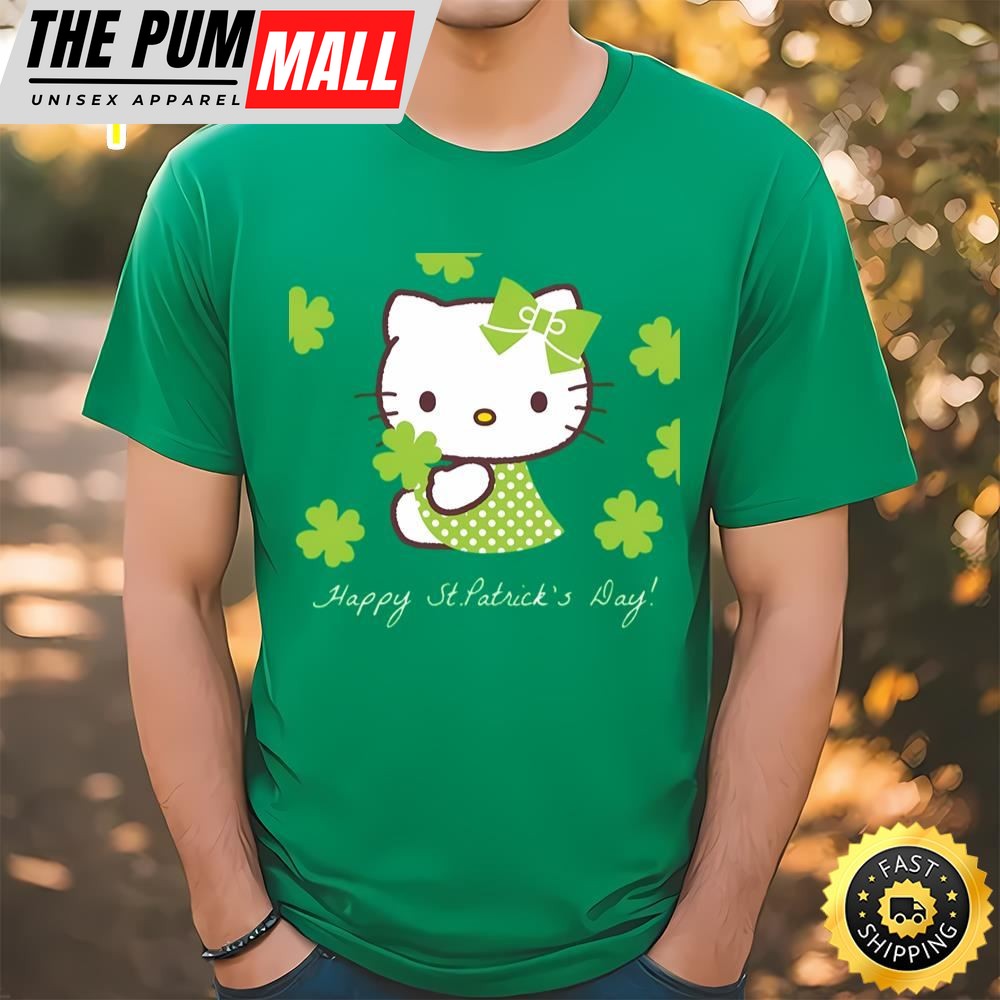 Happy St. Patricks Day Hello Kitty Shirt