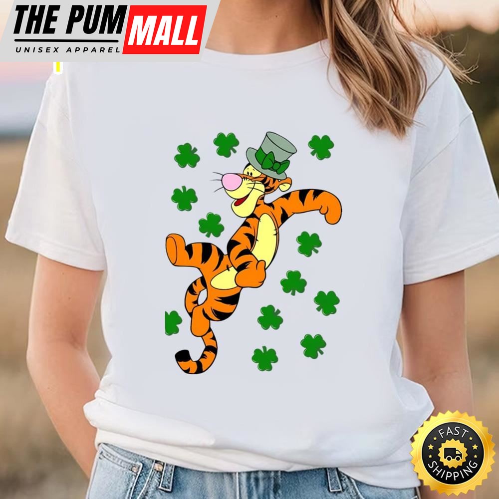Happy St Patricks Day Tigger Winnie The Poo Shirt