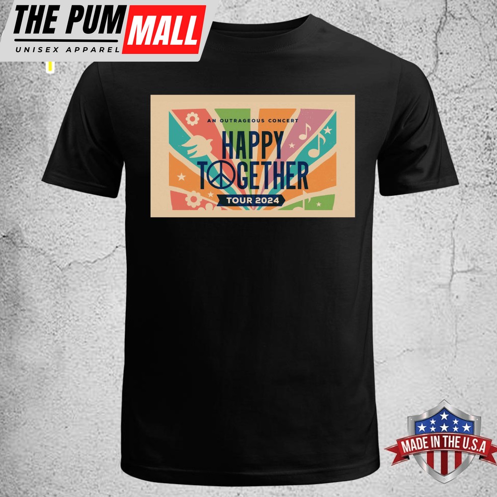 Happy Together Tour 2025 Black Unisex T-shirt