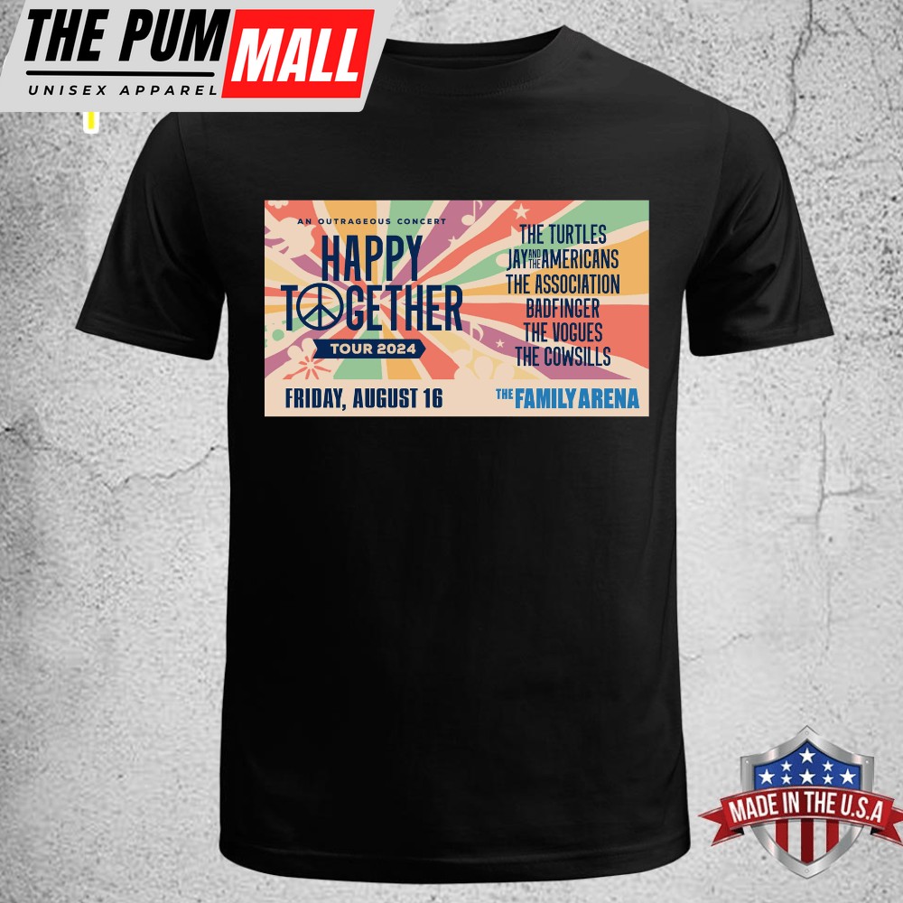 Happy Together Tour 2025 – The Family Arena August 16 Unisex T-shirt