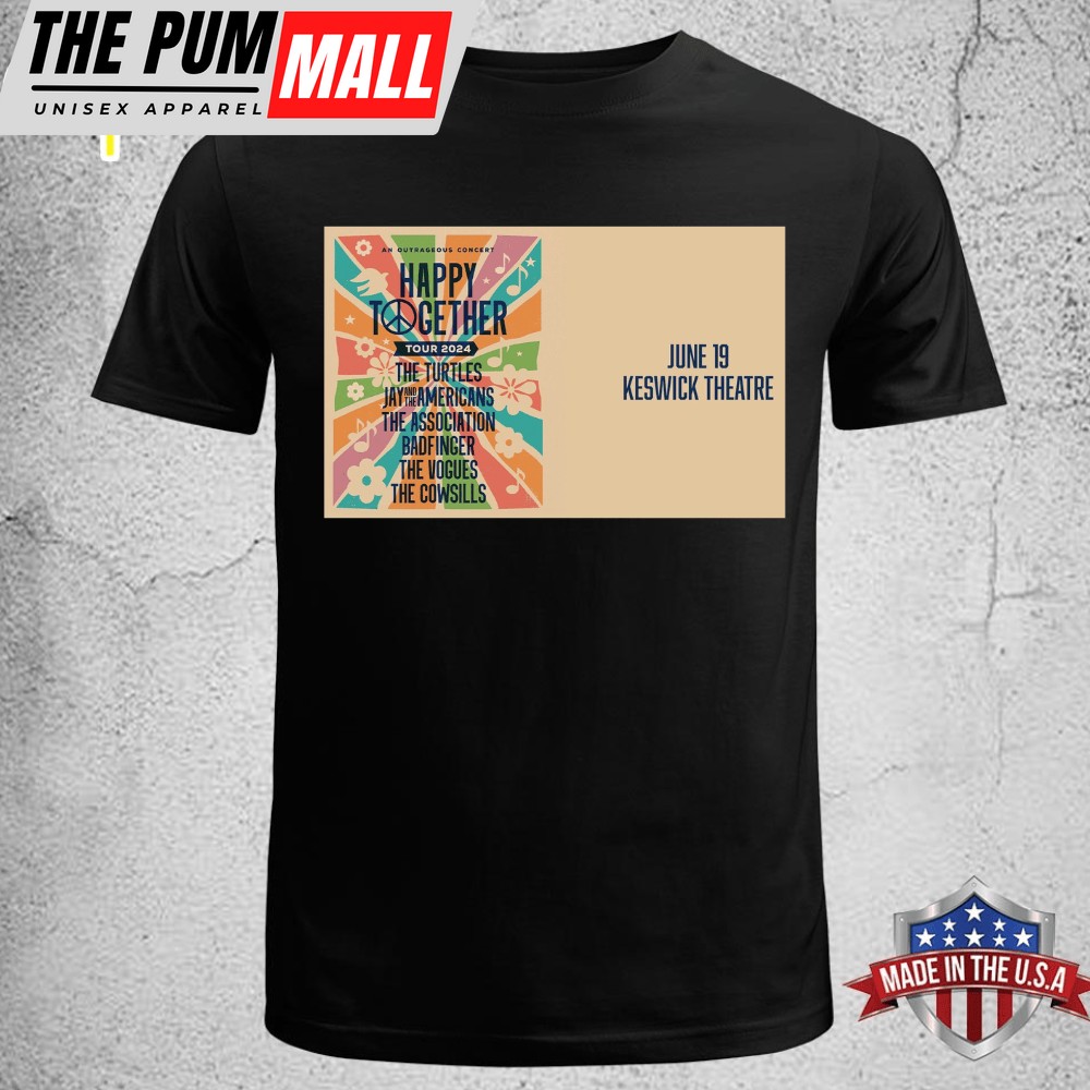 Happy Together Tour 2025, The Keswick Theatre, Abington, 19 June 2025 T-shirt