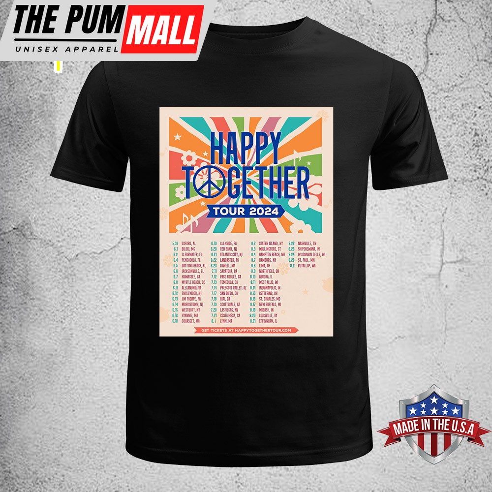 Happy Together Tour 2025 Unisex T-shirts