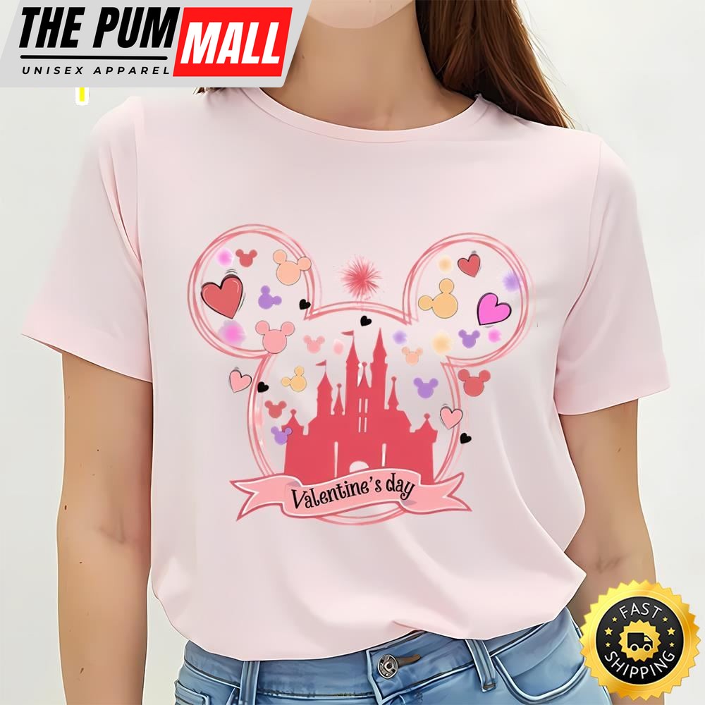 Happy Valentine Mickey Mouse And Friend Valentine Shirt