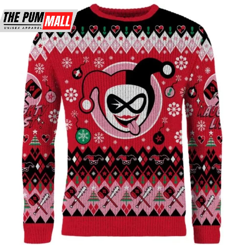 Harley Quinn Hey Christmas Puddin! Christmas Sweater