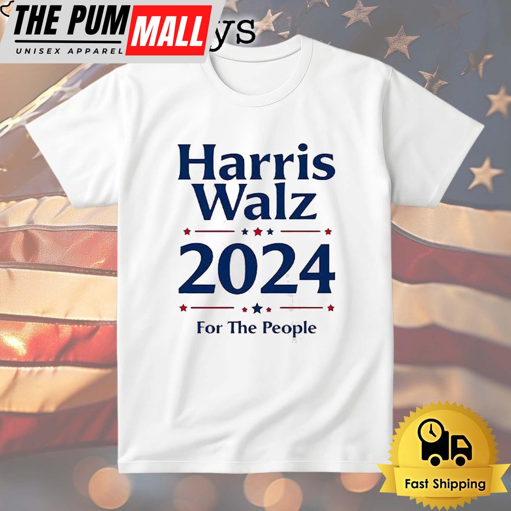 Harris Walz 2024 For The People T Shirt
