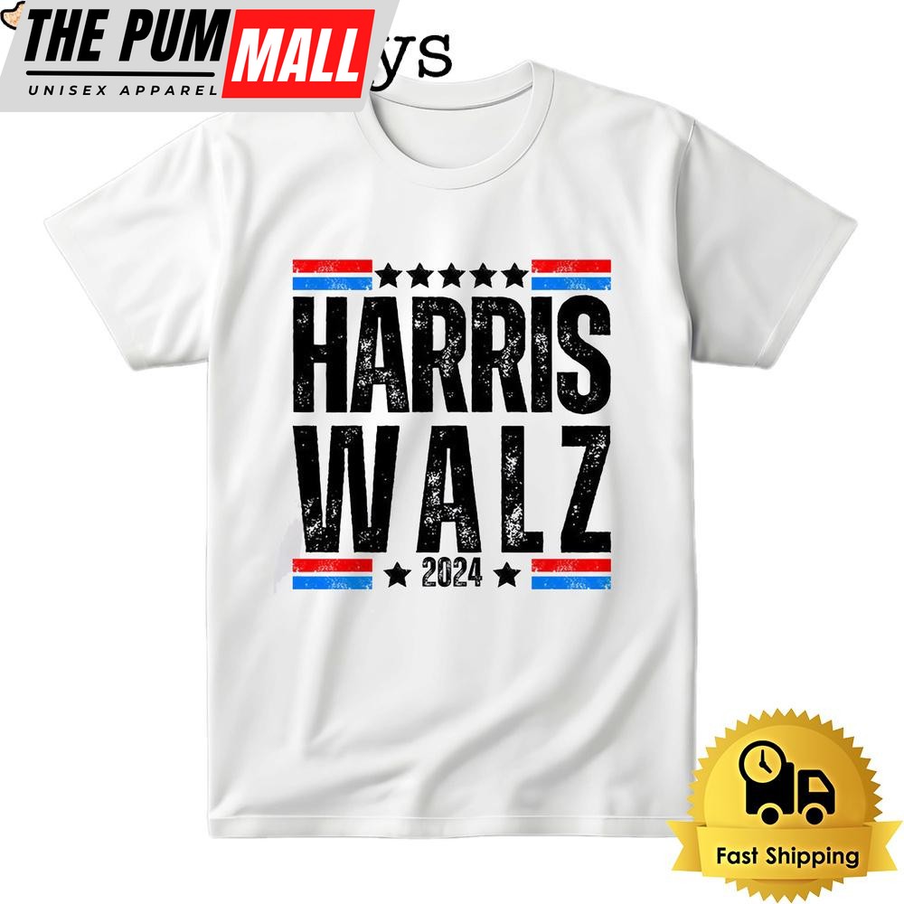 Harris Walz 2024 President For Female Bright T Shirt