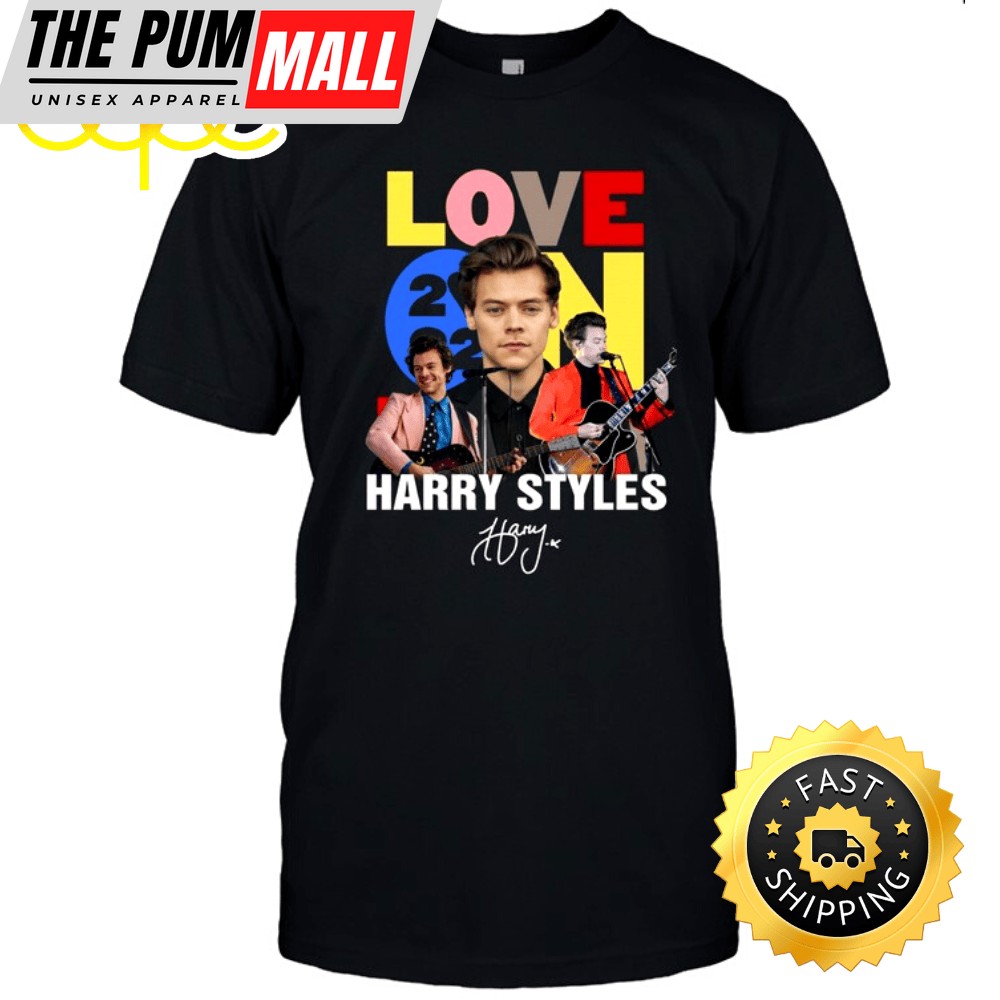 Harry Styles 2025 Tour Unisex Black T-Shirt