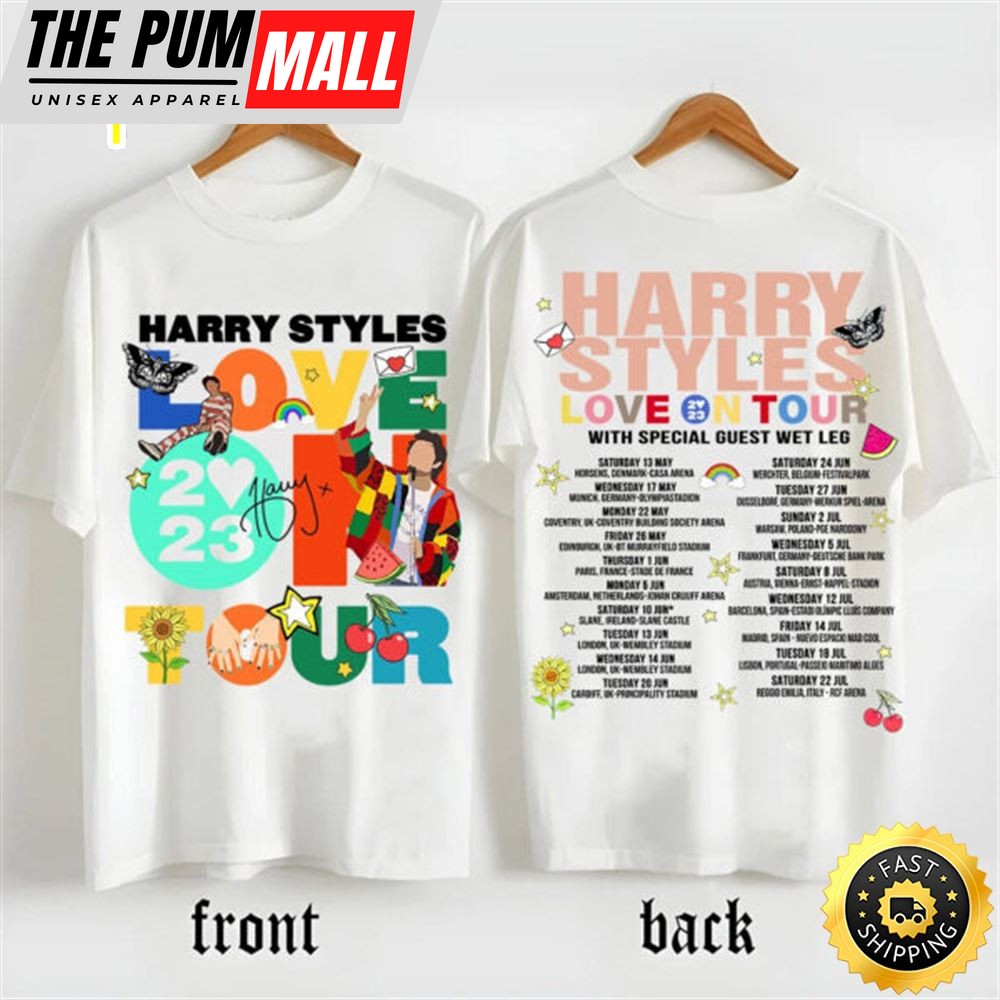 Harry Styles Love On Tour 2023 2 Sides Unisex Tshirt