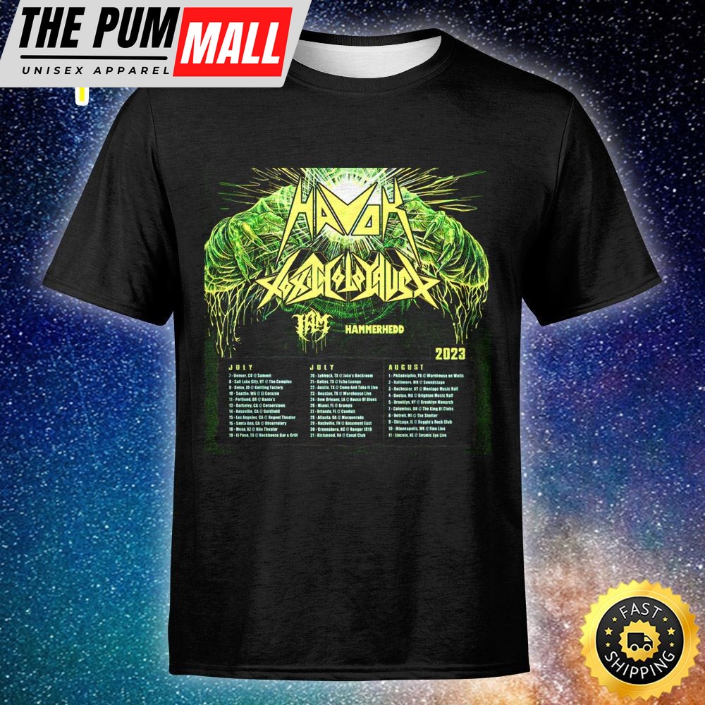 Havok Toxic Holocaust I Am Hammerhedd July 2025 Unisex T-shirt
